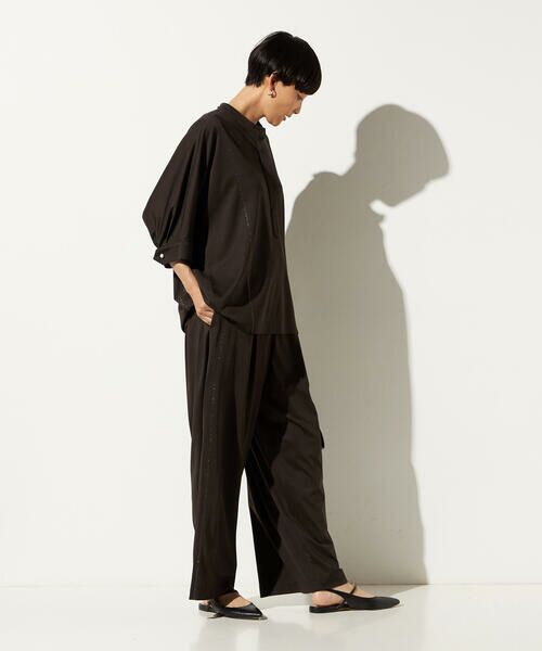 Precious Mild / プレシャスマイルド その他パンツ | 〔 +サイズ 〕 【セットアップ対応】ストレッチ ワイドパンツ | 詳細16