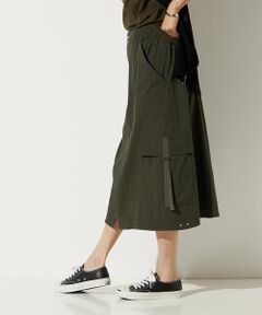 Precious Mild / プレシャスマイルド ロング・マキシ丈スカート | ファンクションナイロン カーゴスカート