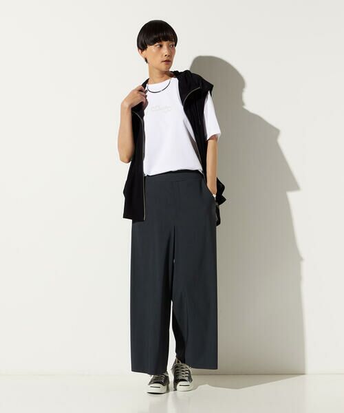 Precious Mild / プレシャスマイルド その他パンツ | 〔 +サイズ 〕 37.5クロップド ワイドパンツ | 詳細2
