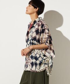 Precious Mild / プレシャスマイルド シャツ・ブラウス | 幾何柄プリント スクエアシャツ