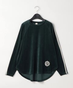 Precious Mild / プレシャスマイルド カットソー | プレーティングベロア プルオーバー
