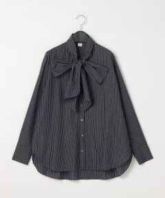 Precious Mild / プレシャスマイルド シャツ・ブラウス | コットンキュプラ ボウタイシャツ