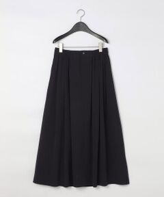 Precious Mild / プレシャスマイルド ロング・マキシ丈スカート | ナイロン2WAYストレッチ タックギャザーロングスカート