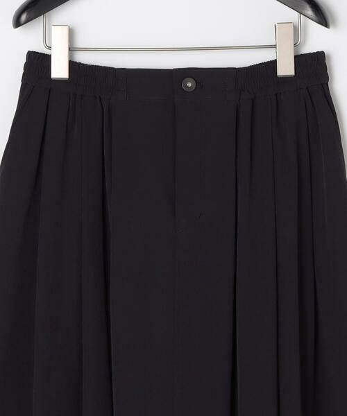 Precious Mild / プレシャスマイルド ロング・マキシ丈スカート | ナイロン2WAYストレッチ タックギャザーロングスカート | 詳細2