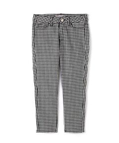 チェックスキニーパンツ