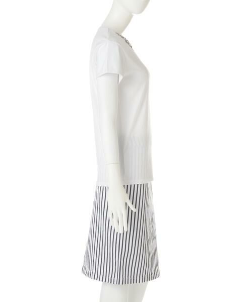 ＊＊PROPORTION BODY DRESSING / プロポーションボディドレッシング　 カットソー | ビジュー付Tシャツ | 詳細5