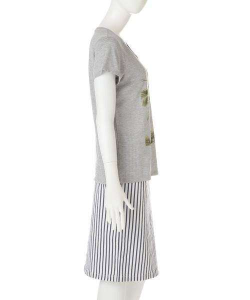 ＊＊PROPORTION BODY DRESSING / プロポーションボディドレッシング　 カットソー | トロピカルロゴＴシャツ | 詳細4