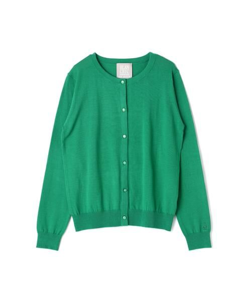 ＊＊PROPORTION BODY DRESSING / プロポーションボディドレッシング　 カーディガン・ボレロ | ベーシックカーディガン（グリーン）