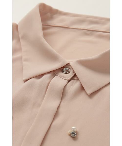 ＊＊PROPORTION BODY DRESSING / プロポーションボディドレッシング　 シャツ・ブラウス | パールビジューシャツ | 詳細12