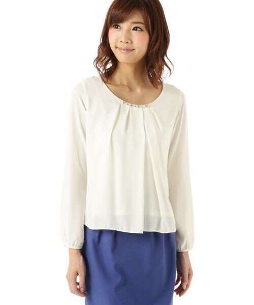 ＊＊PROPORTION BODY DRESSING / プロポーションボディドレッシング　 シャツ・ブラウス | ブラウス（ホワイト1）