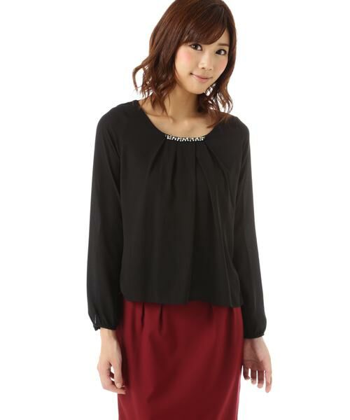 ＊＊PROPORTION BODY DRESSING / プロポーションボディドレッシング　 シャツ・ブラウス | ブラウス（ブラック）