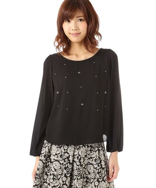 ＊＊PROPORTION BODY DRESSING / プロポーションボディドレッシング　 シャツ・ブラウス | ブラウス（ブラック）