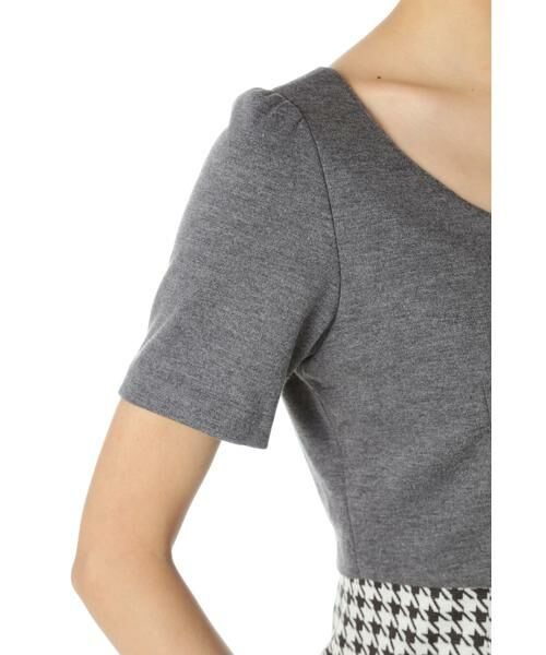 ＊＊PROPORTION BODY DRESSING / プロポーションボディドレッシング　 ワンピース | 千鳥ジャガードワンピース | 詳細5