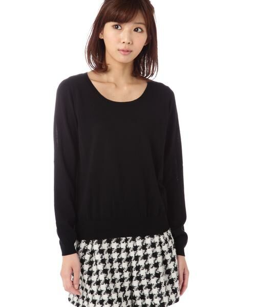 ＊＊PROPORTION BODY DRESSING / プロポーションボディドレッシング　 ニット・セーター | ミランニット（ブラック）