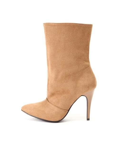 ＊＊PROPORTION BODY DRESSING / プロポーションボディドレッシング　 シューズ | スウェードショートブーツ（ベージュ1）