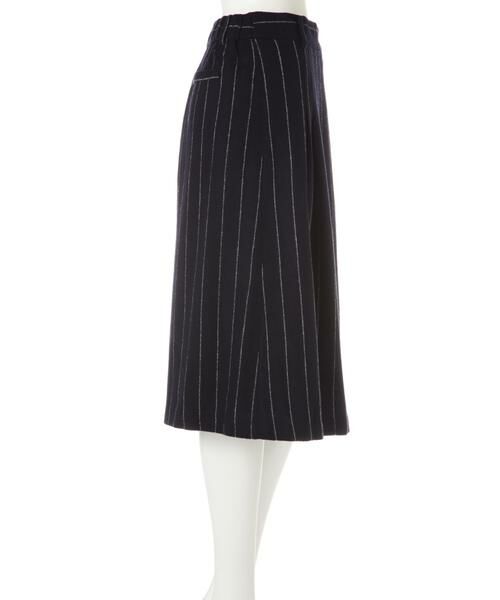 ＊＊PROPORTION BODY DRESSING / プロポーションボディドレッシング　 パンツ | 《BLANCHIC》ペンシルストライプラップガウチョパンツ | 詳細3