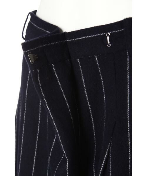 ＊＊PROPORTION BODY DRESSING / プロポーションボディドレッシング　 パンツ | 《BLANCHIC》ペンシルストライプラップガウチョパンツ | 詳細5