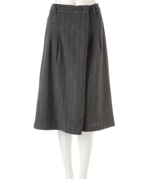 ＊＊PROPORTION BODY DRESSING / プロポーションボディドレッシング　 パンツ | 《BLANCHIC》ペンシルストライプラップガウチョパンツ | 詳細9