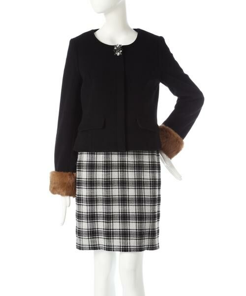 ＊＊PROPORTION BODY DRESSING / プロポーションボディドレッシング　 ブルゾン | ライトメルトンノーカラーブルゾン | 詳細4