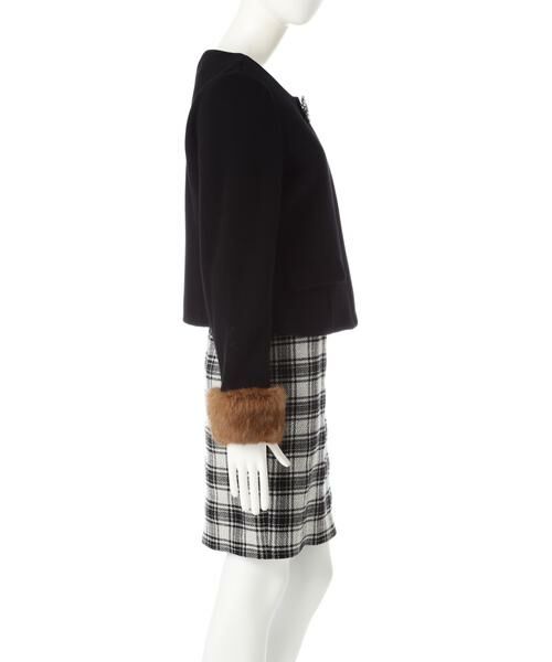 ＊＊PROPORTION BODY DRESSING / プロポーションボディドレッシング　 ブルゾン | ライトメルトンノーカラーブルゾン | 詳細6