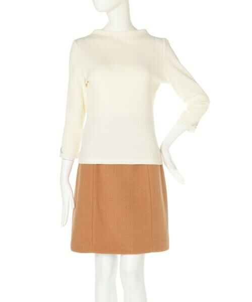 ＊＊PROPORTION BODY DRESSING / プロポーションボディドレッシング　 カットソー | リブテレコ ポイントビジューカットソー | 詳細1