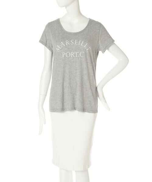 ＊＊PROPORTION BODY DRESSING / プロポーションボディドレッシング　 カットソー | ロゴＴシャツ（トップグレー1）