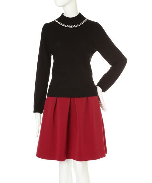 ＊＊PROPORTION BODY DRESSING / プロポーションボディドレッシング　 ニット・セーター | ミリオンホットボトルネックビジューニット | 詳細5