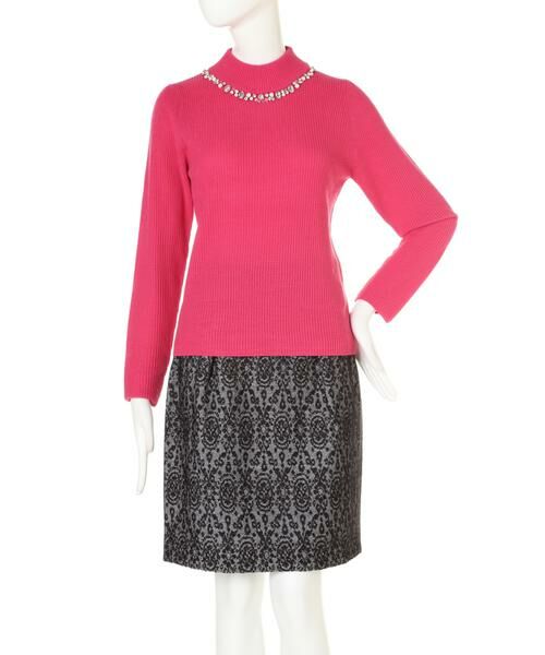 ＊＊PROPORTION BODY DRESSING / プロポーションボディドレッシング　 ニット・セーター | ミリオンホットボトルネックビジューニット | 詳細7