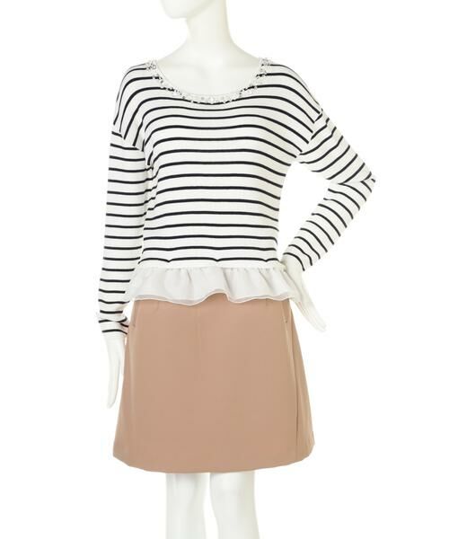 ＊＊PROPORTION BODY DRESSING / プロポーションボディドレッシング　 ニット・セーター | ボーダーニットセット | 詳細1