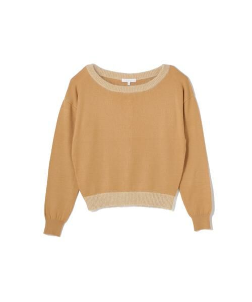 ＊＊PROPORTION BODY DRESSING / プロポーションボディドレッシング　 ニット・セーター | アンゴラエッジニット（キャメル1）