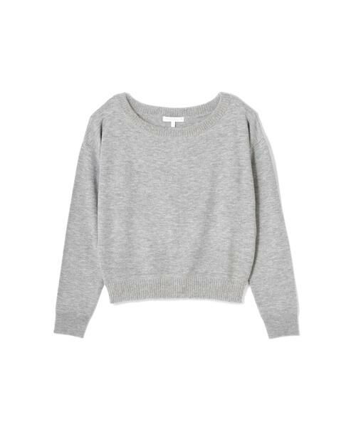 ＊＊PROPORTION BODY DRESSING / プロポーションボディドレッシング　 ニット・セーター | アンゴラエッジニット（トップグレー1）