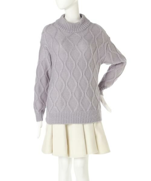 ＊＊PROPORTION BODY DRESSING / プロポーションボディドレッシング　 ニット・セーター | 《EDIT COLOGNE》ダイヤ柄ニット | 詳細1