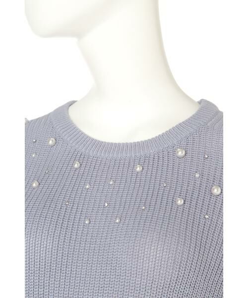 PROPORTION BODY DRESSING - エディットコロン♡ビジューニット EDIT COLOGNE》パールビジューシャワーニット （ニット