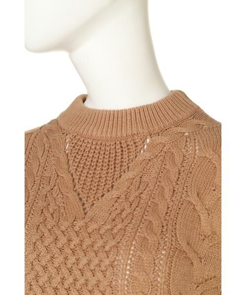 ＊＊PROPORTION BODY DRESSING / プロポーションボディドレッシング　 ニット・セーター | 《EDIT COLOGNE》ケーブルスティッチニット | 詳細7