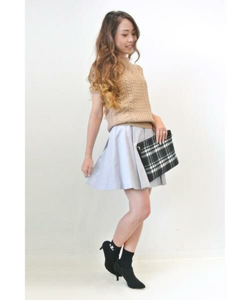 ＊＊PROPORTION BODY DRESSING / プロポーションボディドレッシング　 ニット・セーター | 《EDIT COLOGNE》ケーブルスティッチニット（キャメル1）