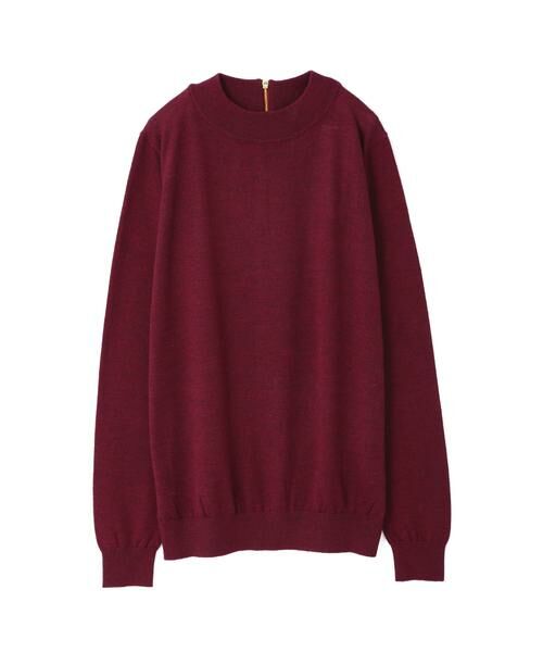 ＊＊PROPORTION BODY DRESSING / プロポーションボディドレッシング　 ニット・セーター | BASICハイネックニット（ボルドー）