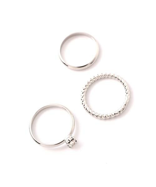 ＊＊PROPORTION BODY DRESSING / プロポーションボディドレッシング　 アクセサリー | 《BLANCHIC》３セットファランジリング | 詳細1