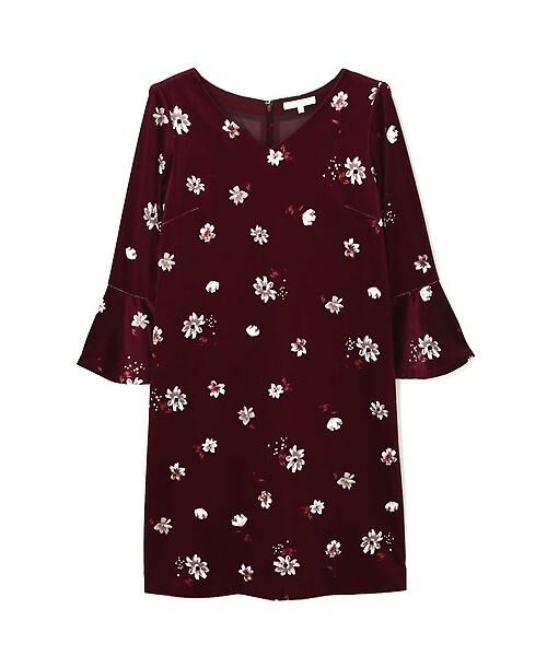 セール ベロアフラワープリントワンピース ワンピース Proportion Body Dressing プロポーションボディドレッシング ファッション通販 タカシマヤファッションスクエア
