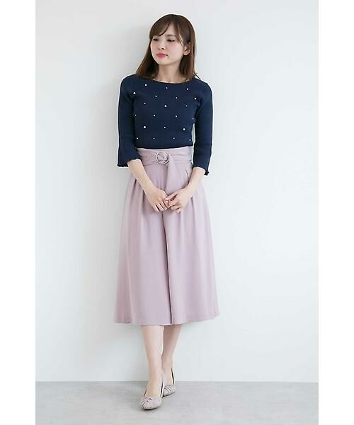 セール サッシュバックルフレアーガウチョ パンツ Proportion Body Dressing プロポーションボディドレッシング ファッション通販 タカシマヤファッションスクエア