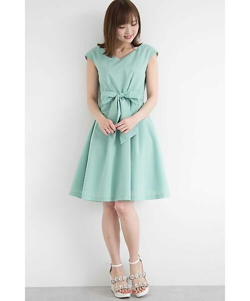 セール カラーシャンブレーリボンワンピース ワンピース Proportion Body Dressing プロポーションボディドレッシング ファッション通販 タカシマヤファッションスクエア