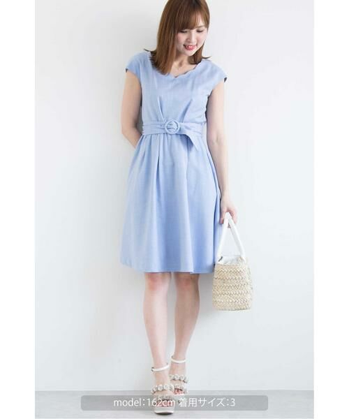 セール フレアーシャンブレーワンピース ワンピース Proportion Body Dressing プロポーションボディドレッシング ファッション通販 タカシマヤファッションスクエア