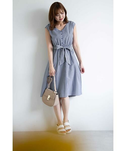 セール ストライプシャツワンピース ワンピース Proportion Body Dressing プロポーションボディドレッシング ファッション通販 タカシマヤファッションスクエア