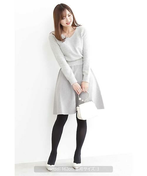 セール アンゴラフレアーワンピース ワンピース Proportion Body Dressing プロポーションボディドレッシング ファッション通販 タカシマヤファッションスクエア