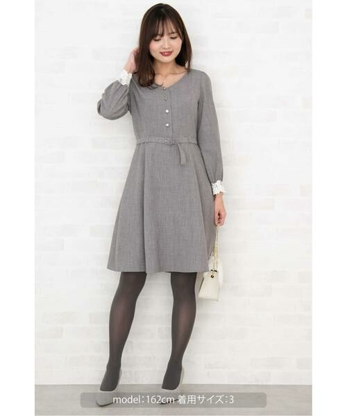 セール カフスレースフレアワンピース ワンピース Proportion Body Dressing プロポーションボディドレッシング ファッション通販 タカシマヤファッションスクエア