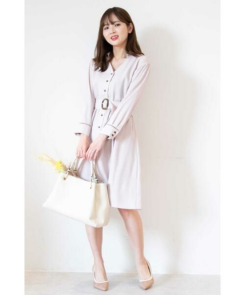 セール ベルテッドシャツワンピース ワンピース Proportion Body Dressing プロポーションボディドレッシング ファッション通販 タカシマヤファッションスクエア