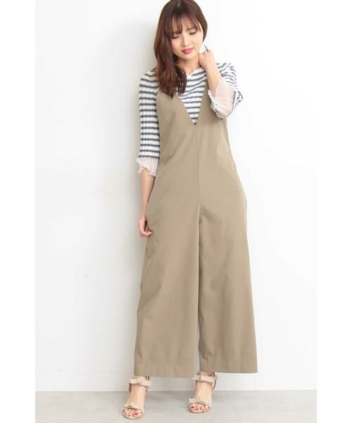 セール Cancam 5月号掲載 ストレッチツイルバックリボンサロペット ワンピース Proportion Body Dressing プロポーションボディドレッシング ファッション通販 タカシマヤファッションスクエア