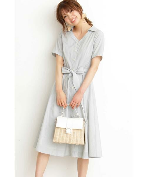 セール ストライプシャツワンピース ワンピース Proportion Body Dressing プロポーションボディドレッシング ファッション通販 タカシマヤファッションスクエア