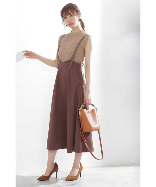 ストレッチツイルジャンパースカート ワンピース Proportion Body Dressing プロポーションボディドレッシング ファッション通販 タカシマヤファッションスクエア