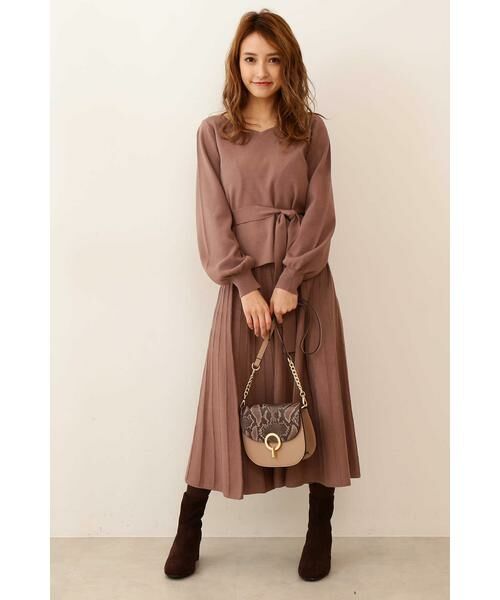 Cancam 11月号掲載 Edit Cologne プリーツセットアップ ワンピース Proportion Body Dressing プロポーションボディドレッシング ファッション通販 タカシマヤファッションスクエア