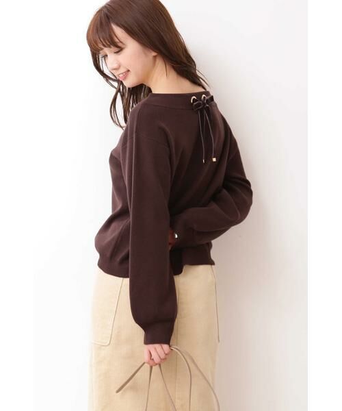 美人百花 10月号掲載 ソリストヒートバックリボンパフニット ニット セーター Proportion Body Dressing プロポーションボディドレッシング ファッション通販 タカシマヤファッションスクエア